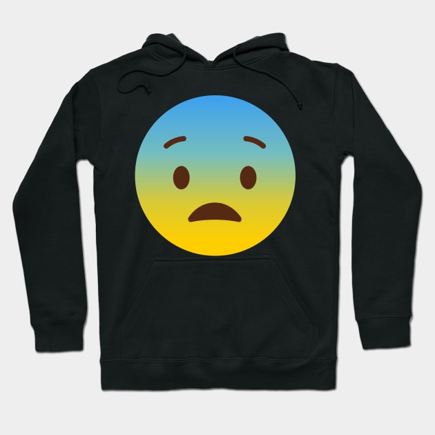 Emoji Depressed Tired Sad Face Hoodie by andytruong